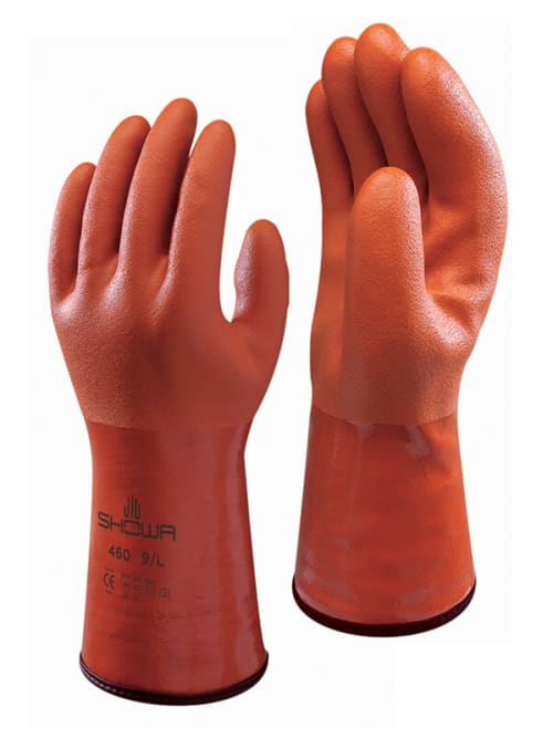 Showa® 460 fully PVC coated Insulated Chemical Resistant Gloves